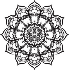 Mandala ornament illustration