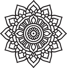 Mandala ornament illustration
