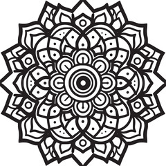 Mandala ornament illustration