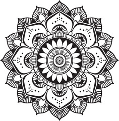Mandala ornament illustration