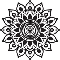 Mandala ornament illustration