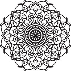 Mandala ornament illustration