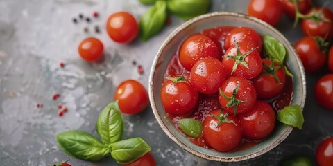 top view tomatoes natural lighting, octake, 8k, best quality, tasty ketchup sauce ad --ar 2:1 --style raw --stylize 250 Job ID: 5e6c4fee-029e-4041-8c9d-111992030895