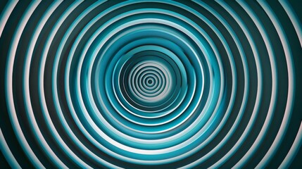 A blue circular pattern stands out against a stark black background, creating a striking contrast in this minimalist design.