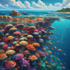 tropical coral reef