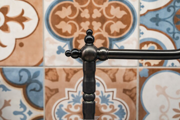 Vintage Faucet (Musluk) Types Background Photo, Uskudar Istanbul, Turkiye (Turkey)