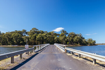 Wallaga Lake in New South Wales in Australia