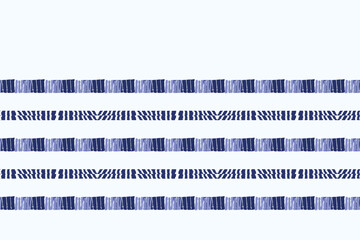 Electric blue and white stripes in a parallel pattern on a white background