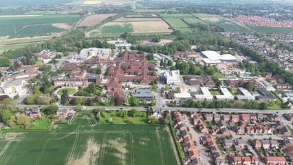 aerial view of Castle Hill Hospital East Riding of Yorkshire, England