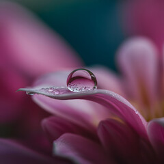 raindrop on flower