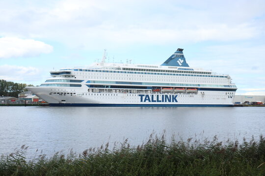 Velsen, the Netherlands - September 25th 2022: Tallink Silja Europa Ferry