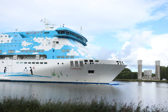 Velsen, the Netherlands - September 25th 2022: Silja Line Galaxy