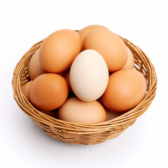 Eggs in a basket
