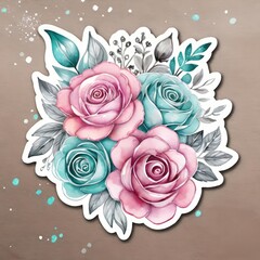 Floral beauty, exquisite floral arrangement