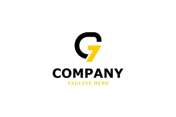 letter g and number seven logo