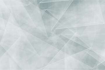 White and Silver Gray Background, Abstract White Background With Shapes
