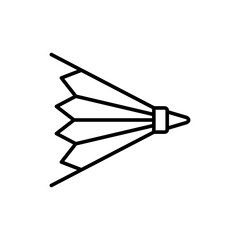 Blacksmith blower outline icons, minimalist vector illustration ,simple transparent graphic element .Isolated on white background