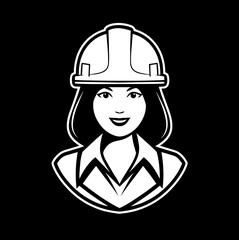 Logo architecte en noir et blanc