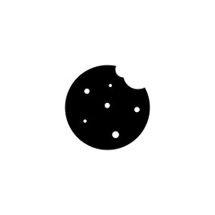 Biscuit icon with simple and modern design on white background 