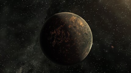 Planets and galaxy, science fiction wallpaper. Beauty of deep space.