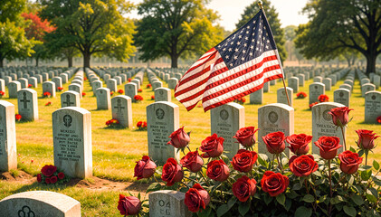 Representation of the american flag for us national loyalty day celebration