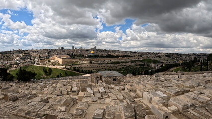 Jerussalem Old city golden dome of the rock