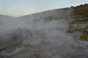 Fumaça dos Geysers