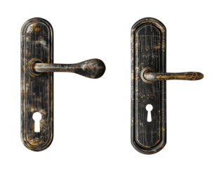 Isolated door handles