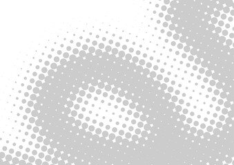 Superhero funny retro pop art background grey and white colors in retro comic style, vector illustration eps10