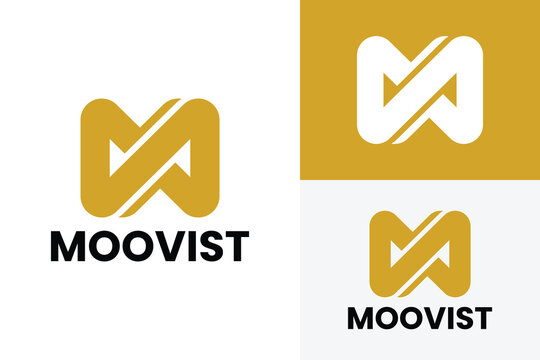 Logo ready elegant simple creative brand identity company corporate cafe fashion food initial M infinity letter word  mark sign modern 
