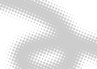 Modern grey and white superhero pop art background in comic book style with halftone design, vector