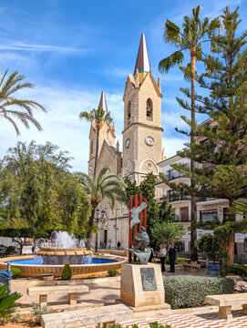 Benissa (Spanien) Costa Blanca, historische Altstadt, Kathedrale Parr&ograve;quia Pur&iacute;ssima Xiqueta i Sant Pere Ap&ograve;stol