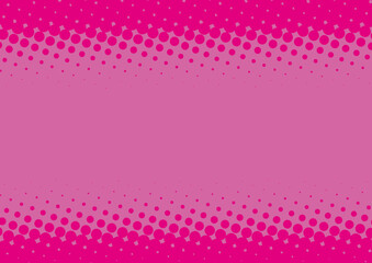 Pop art magenta and pink superhero background in retro comic book style, vector illustration eps10