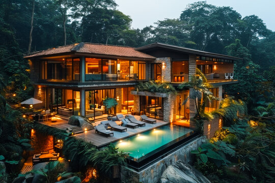 Modern Forest Retreat by RCR Architectes at Pidurangala Rock
