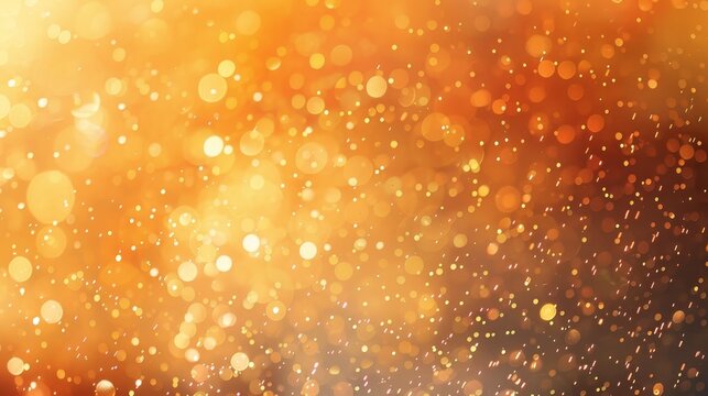 Grounding Abundance Warm Earthy Light with Sparkling Particles
