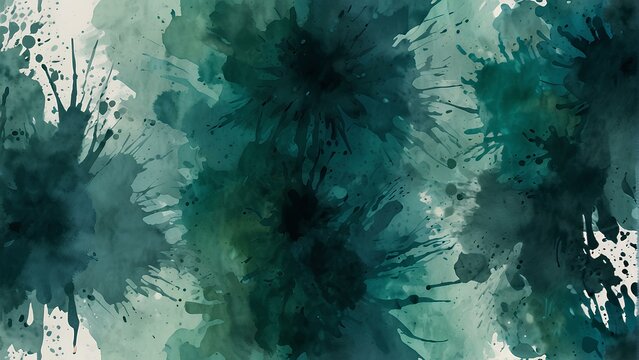 Abstract with green themed colors in white background. Wallpaper looks dark and psychedelic with concept of mental confusion.