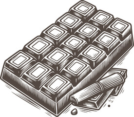 Chocolate Bar vector 
