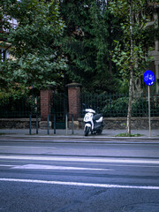 How not to park a scooter