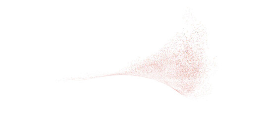 Red dust glitter waves abstract vector background PNG, red glitter swirls on white background, VIP design template. Vector