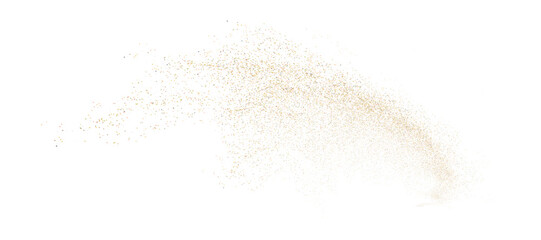 Gold glitter wave abstract vector background PNG, gold glitter on white background, VIP design template. Vector