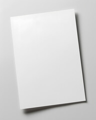 Fototapeta premium Sheet of paper or a4 paper isolated on white background
