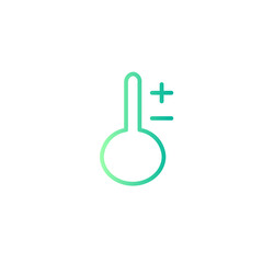 thermometer gradient icon