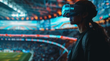 Exploring the potential of augmented reality (AR) in enhancing live sports broadcasts, focusing on interactive viewer experiences and new ways to engage fans.   