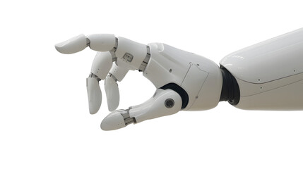 Robotic hand, transparent picture