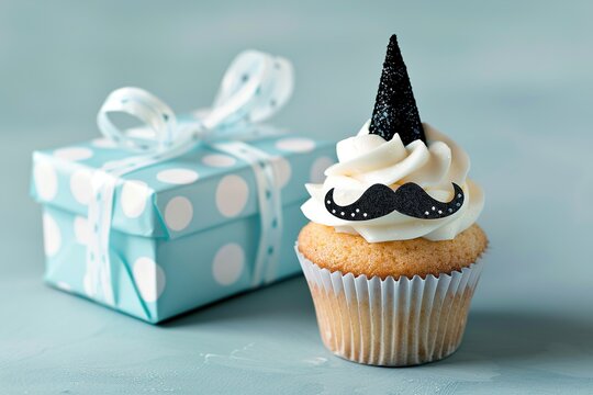 Father's Day Cupcake - Powered by Adobe