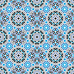 Seamless arabic  ornament based on traditional arabic art. Geometric mosaic. 