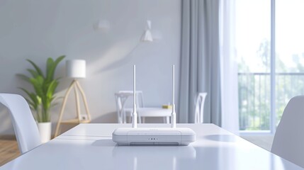 Geometric shapes of a modern router
