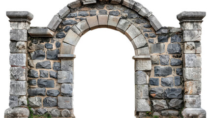 Fototapeta premium ancient structure on Transparent Background.