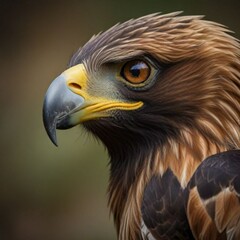 close up of a eagle