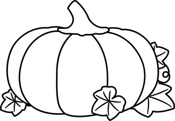 Pumpkin with leaves outline.
fall pumpkin outline.
Farm fresh pumpkin outline.